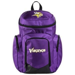 🆕 FOCO Minnesota Vikings Heavy Duty Denier Nylon 36L Travelers Backpack